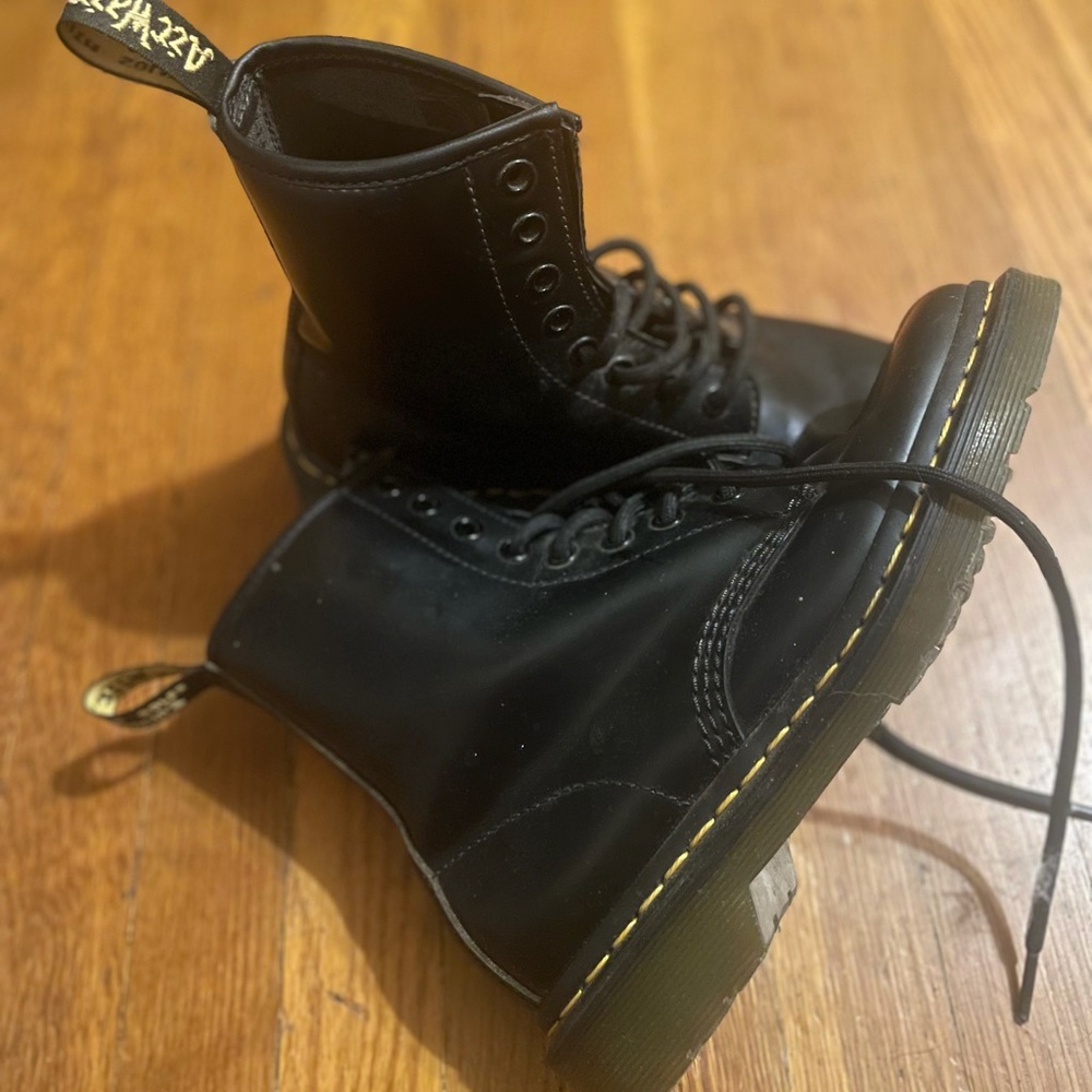 Girls Doc Martens- lightly worn by preteen daughters. Available Black.& White